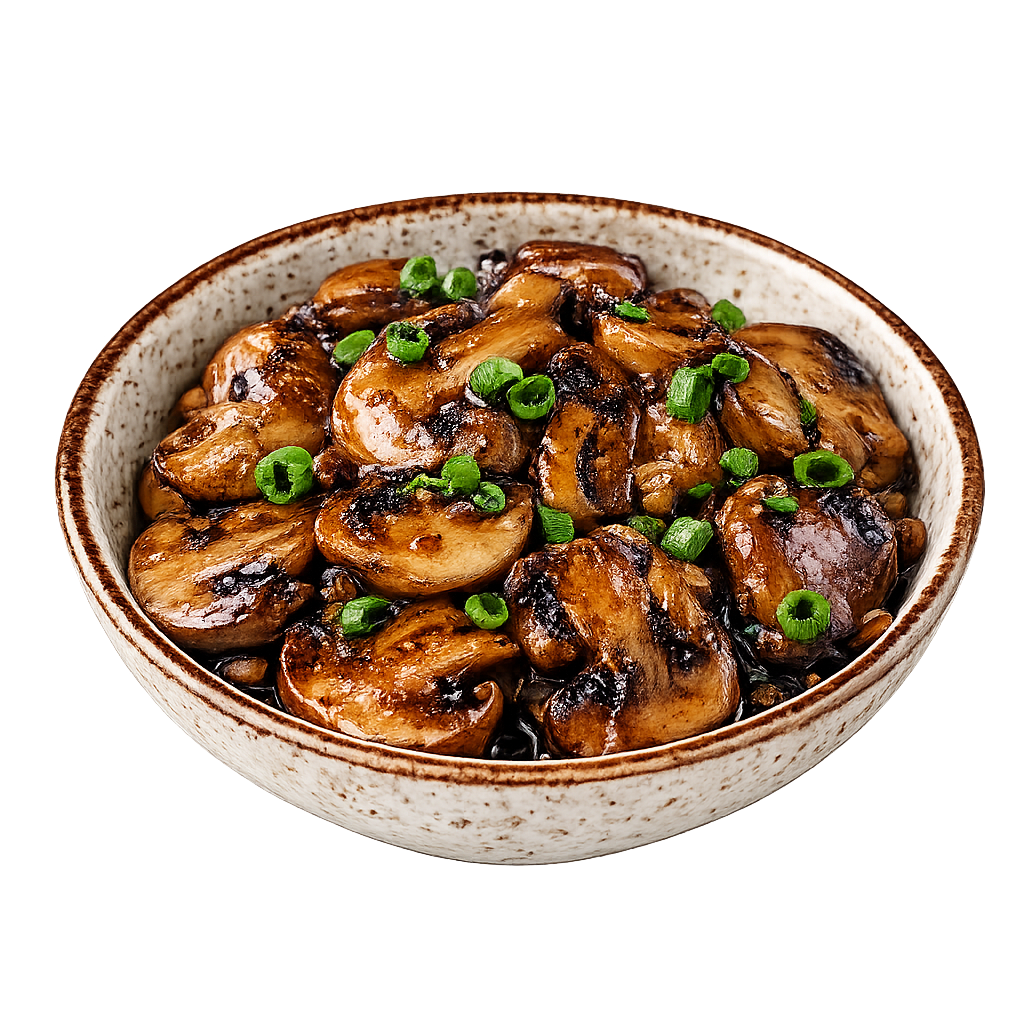 Champignons caramélisés