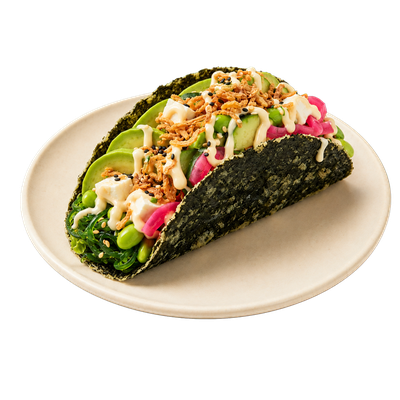 Tacos sushi végan